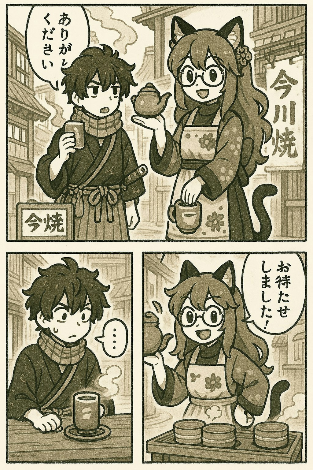 不条理日常今川焼屋まんが