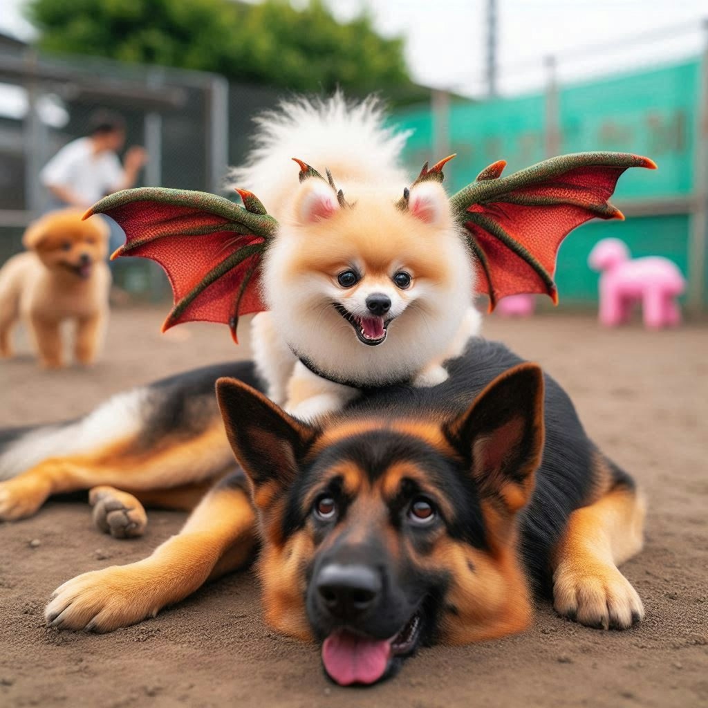 ぼくはドラゴンだワン！