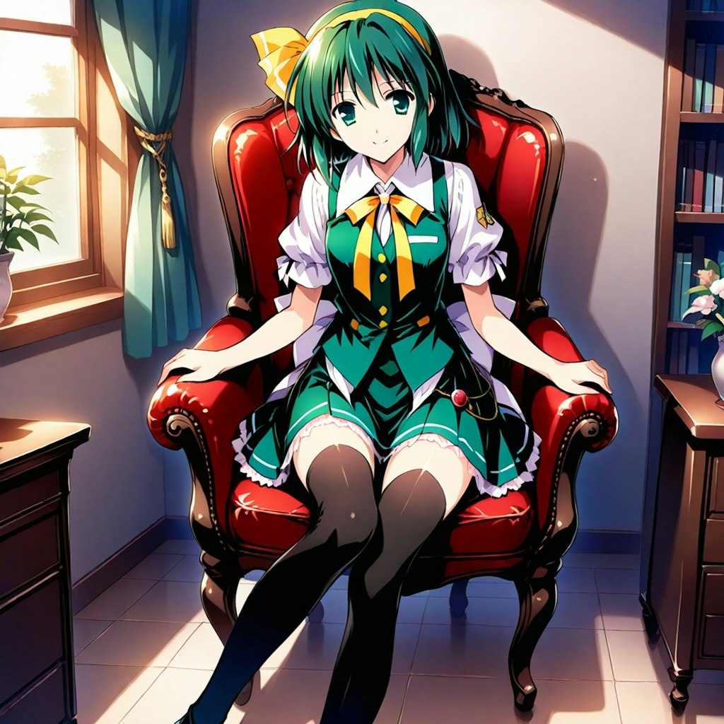 緑髪の少女(没作品)